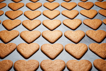 Ginger cookies view