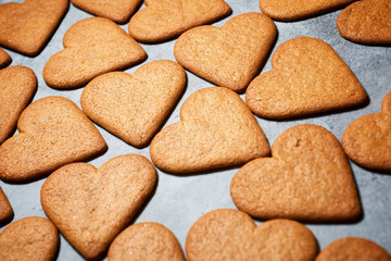 Ginger cookies view