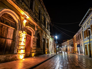 Destination-Schkoder, Albania, streets at night.