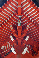 Closeup Detail on a Buddhist Temple