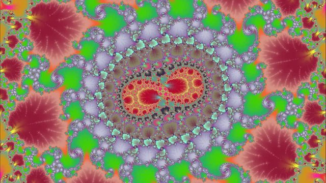 Mandelbrot fractal zoom aniamtion