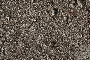 Grains of Grey granite concrete texture for background pattern, close up top view