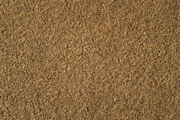 Coarse sea beach sand meterial 
 texture, background, Close up Top view