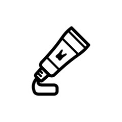 toothpaste icon vector trendy design template