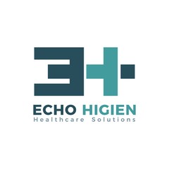 Fototapeta premium Letter EH Logo for Health Care Business