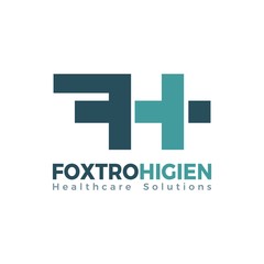 Fototapeta premium Letter FH Logo for Health Care Business