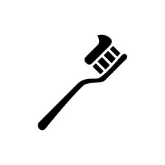 toothbrush icon vector symbol template design trendy