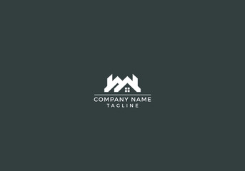 Real estate, House, Home, Construction, Property icon logo graphic elegant, abstract, minimal, creative, unique, awesome, professional trendy top design vector editable file.