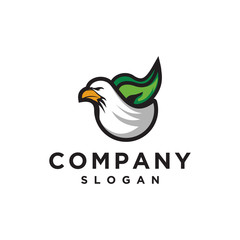 bird logo design vector illustration