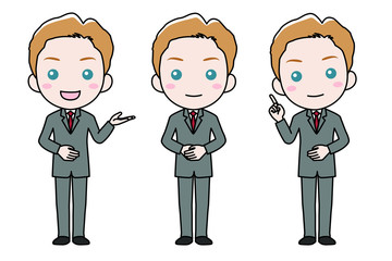 スーツ姿の男性