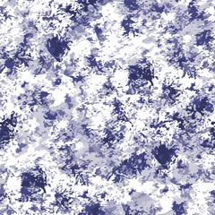 Blue grunge messy textures seamless vector pattern background for fabric, scrapbooking projects or backgrounds.