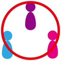 People who take a social distance