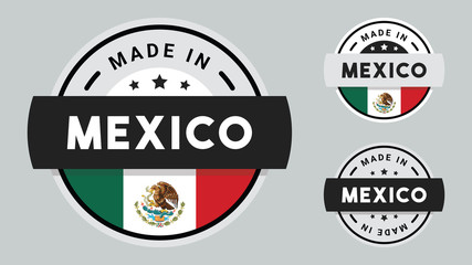 Made in Mexico collection with Mexico flag symbol.