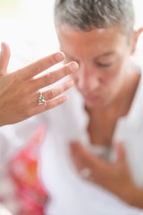 Intuition Meditation Hand Gesture