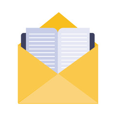 envelope mail flat style icon