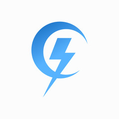 letter c lightning
