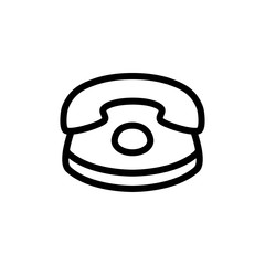 telephone icon vector symbol template