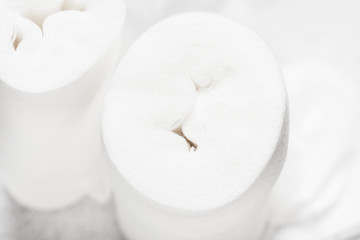 White non woven fabrick roll, textured background