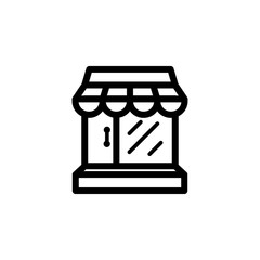 store icon vector symbol template design trendy
