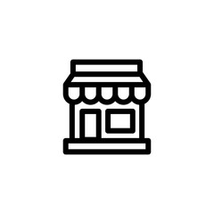 store icon vector symbol template design trendy