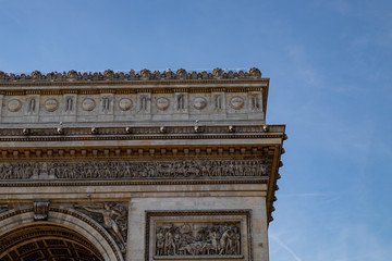 Obraz premium Arc de Triomphe in Paris, France