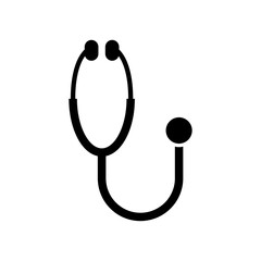 Stethoscope icon vector symbol template