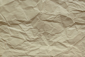 brown crumpled paper texture background