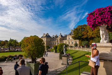Obraz premium Le Jardin du Luxembourg in Paris, France