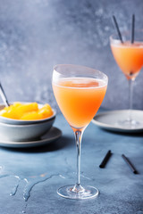 Traditional Italian cocktail bellini