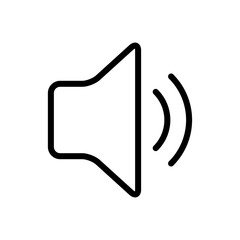 speaker icon vector symbol template design trendy