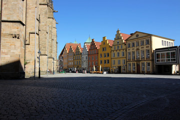 Der Rathausplatz in Osnabr&uuml;ck