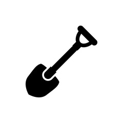 shovel icon vector symbol template design trendy