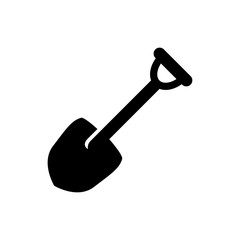 shovel icon vector symbol template design trendy