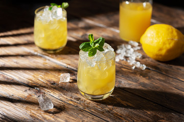 Summer cold cocktail