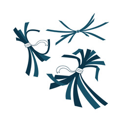 Obraz premium ribbon traditional geometric card kimono pattern vector sketch illustration line art japanese chinese oriental design