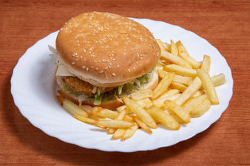 Fresh burger