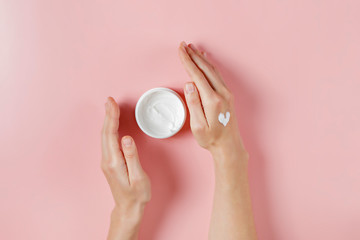 Revitalizing hand cream for healing and recovery after excessive use of soap and disinfectants....