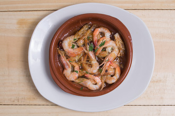 Gambas al ajillo
