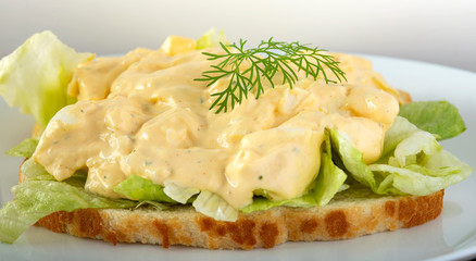 Egg salad with mayonnaise