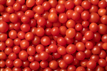 Red Tomberry tomatoes close up