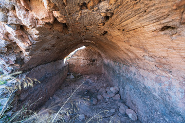 an old cistern in the Beninar plain (Spain)