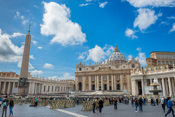 Rome / Italy 10.02.2015.The papal basilica of Saint Peter in the Vatican