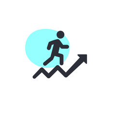 Financial Growth -  Modern App Button