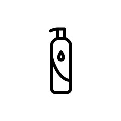 shampoo icon vector symbol template design trendy