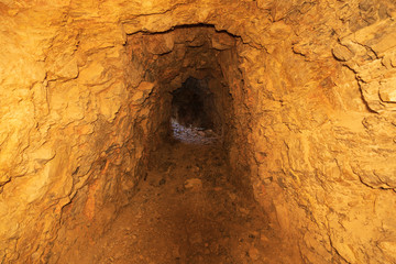 gallery of the Beninar mine in Spain

