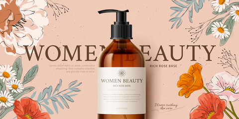 Banner ad for cleansing product - obrazy, fototapety, plakaty