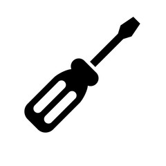 screwdriver icon vector symbol template