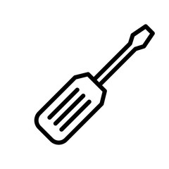 screwdriver icon vector symbol template