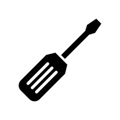 screwdriver icon vector symbol template