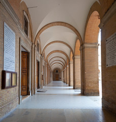 Recanati Town hall Portico (perspective view)